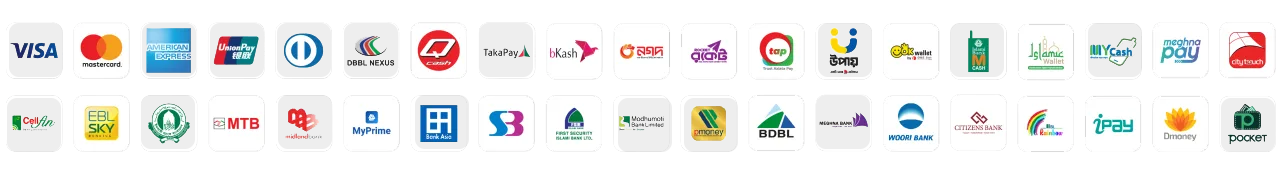 Accepted payment methods
